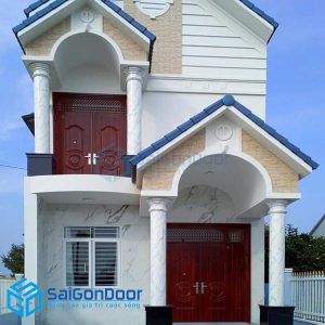 Cửa thép vân gỗ 62