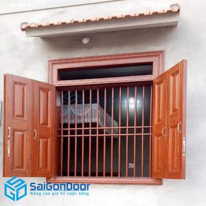 Cửa thép vân gỗ 97